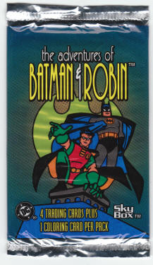 1995 Skybox The Adventures Batman and Robin Trading Card Pack