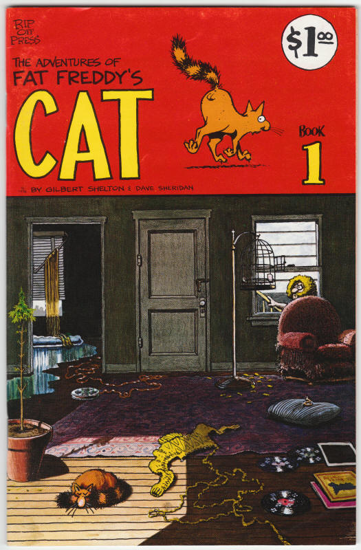 The Adventures Of Fat Freddys Cat #1 front cover