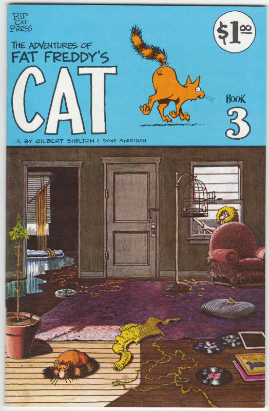 The Adventures Of Fat Freddys Cat #3 front cover