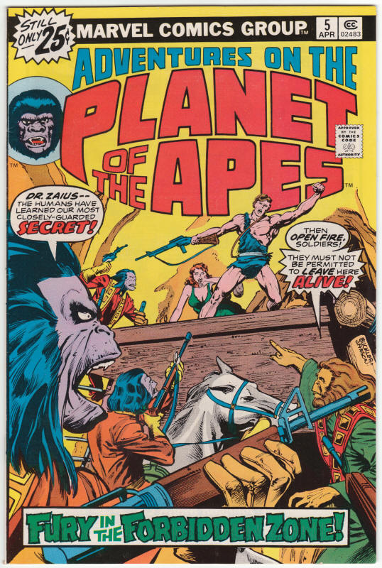 Adventures On The Planet Of The Apes #5 front cover