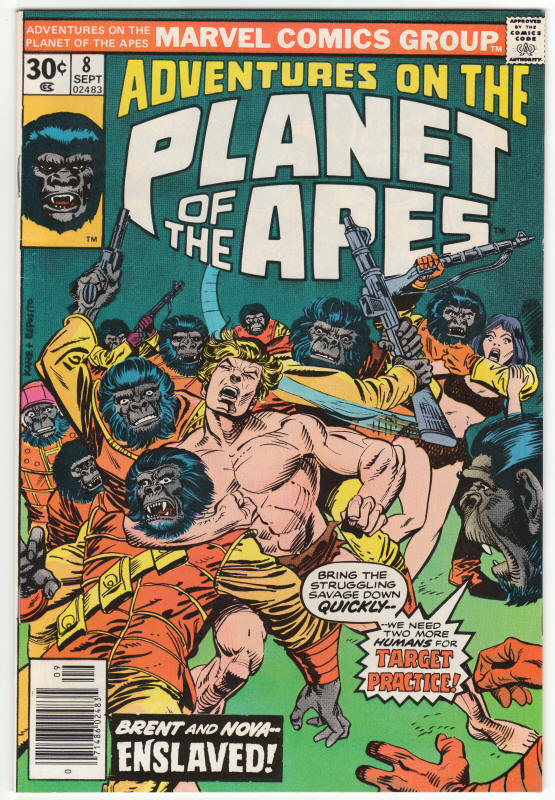 Adventures On The Planet Of The Apes #8 front cover