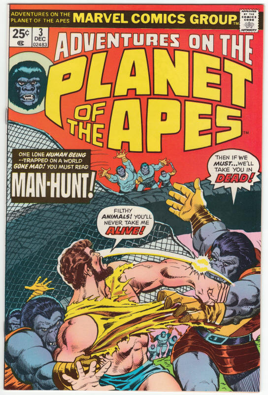Adventures On The Planet Of The Apes 3 front cover