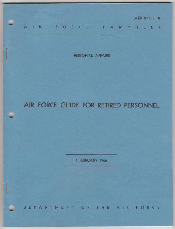 Air Force Guide for Retired Personnel