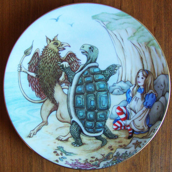 Alice In Wonderland Collectors Plate 7 front