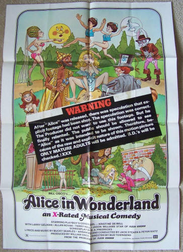 XXX Alice In Wonderland One-Sheet Movie Poster
