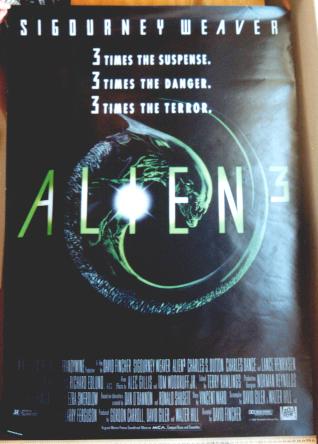Alien 3 One Sheet Movie Poster