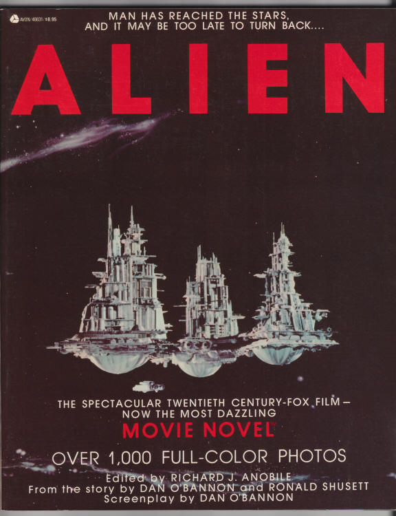 Alien Movie Novel front cover