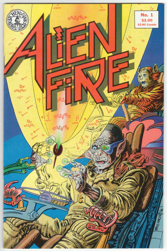 Alien Fire #1 front cover