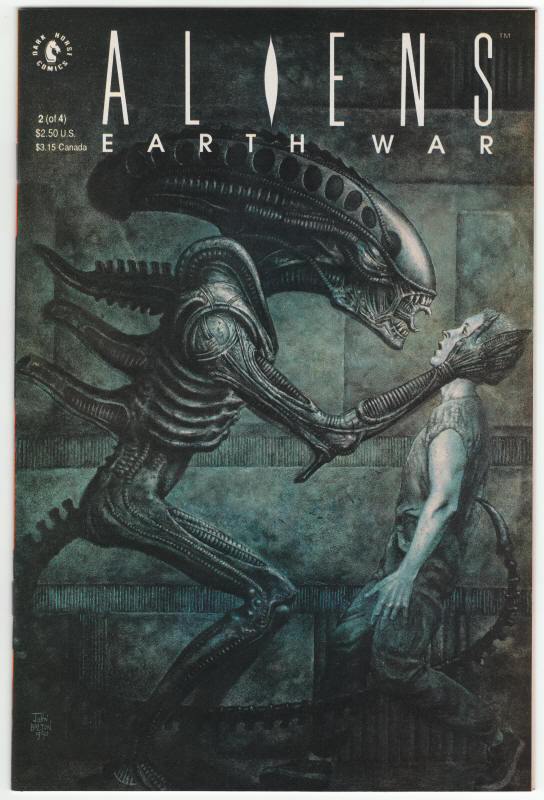 Aliens Earth War #2 front cover