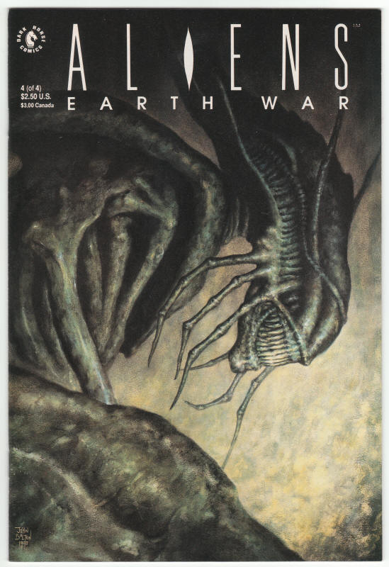 Aliens Earth War #4 front cover