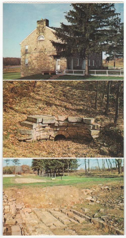 Allegheny Portage Railroad Post Card Strip 1970s