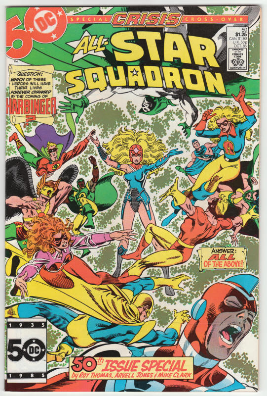 All Star Squadron #50 front cover