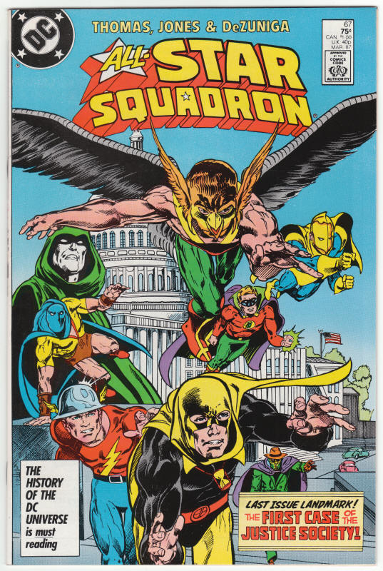 All Star Squadron #67 front cover