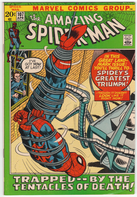 Amazing Spider-Man #107 front cover