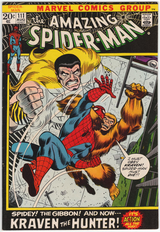 Amazing Spider-Man #111 front cover