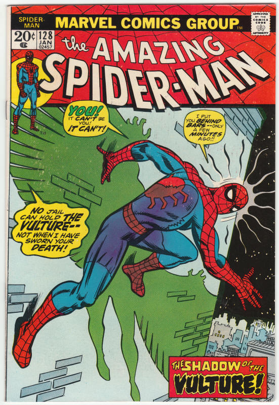 Amazing Spider-Man 128 front cover
