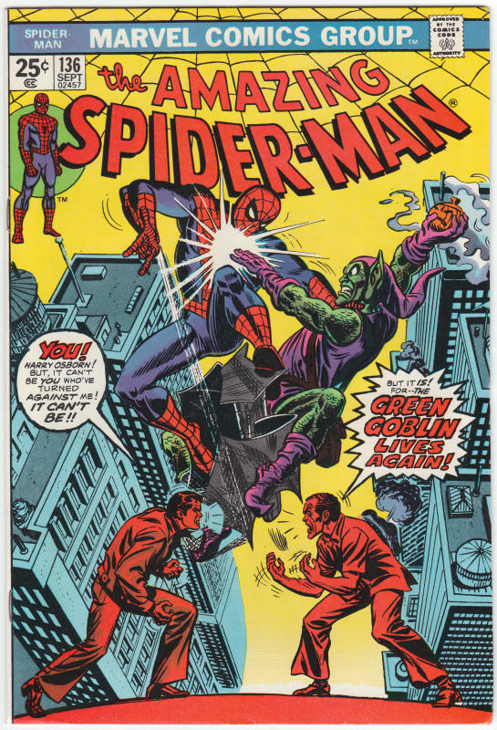 Amazing Spider-Man 136 front cover