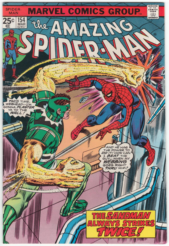 Amazing Spider Man 154 front cover