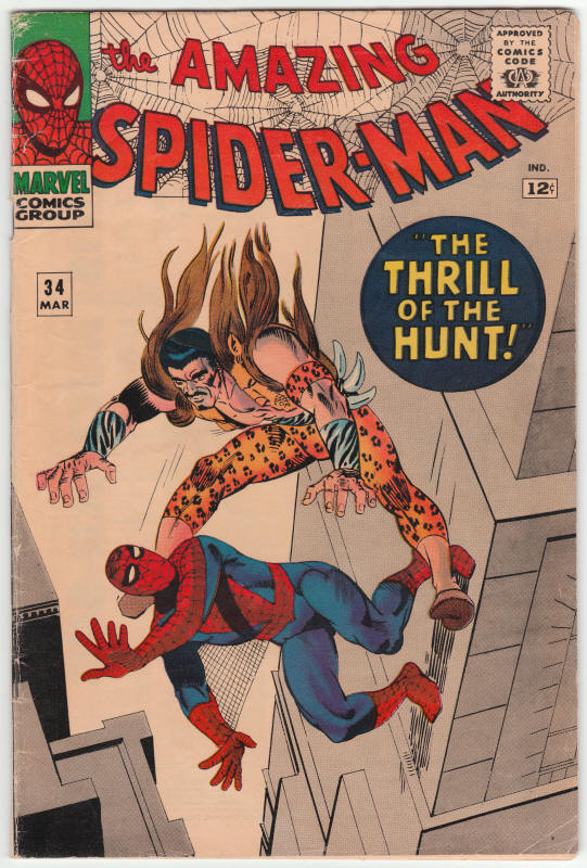 Amazing Spider-Man 34 front cover