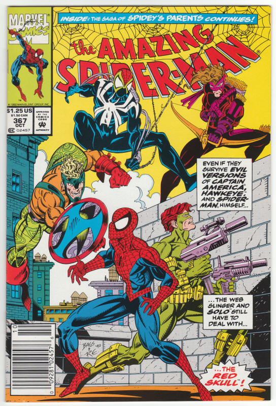 Amazing Spider-Man #367 front cover