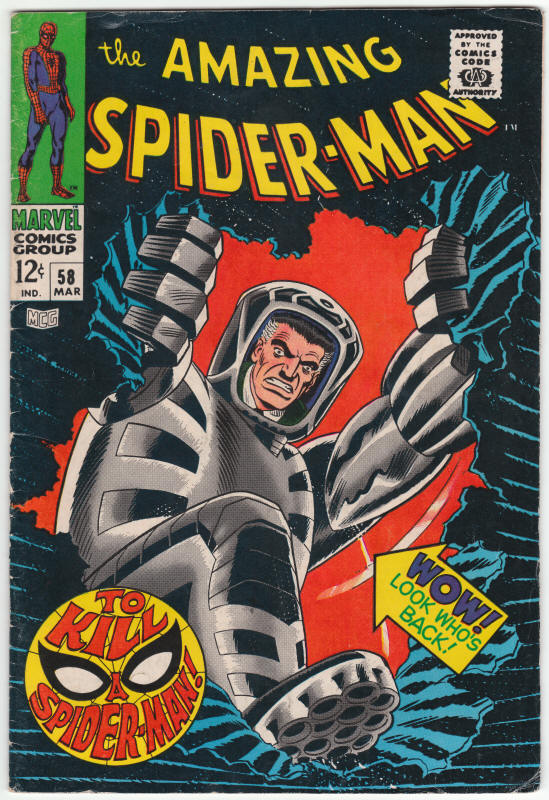 Amazing Spider-Man #58 front cover