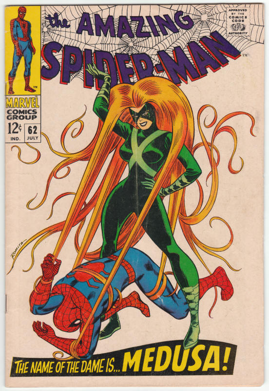 Amazing Spider-Man #62 front cover