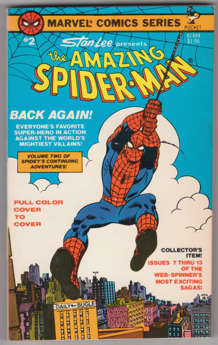 The Amazing Spider-Man 2 Paperback 1978 front cover