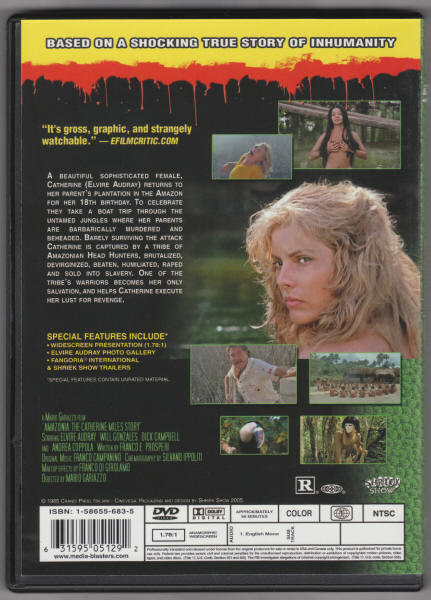 Amazonia The Catherine Miles Story DVD