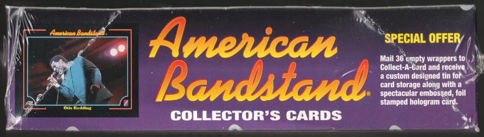 1993 American Bandstand Trading Cards Box side