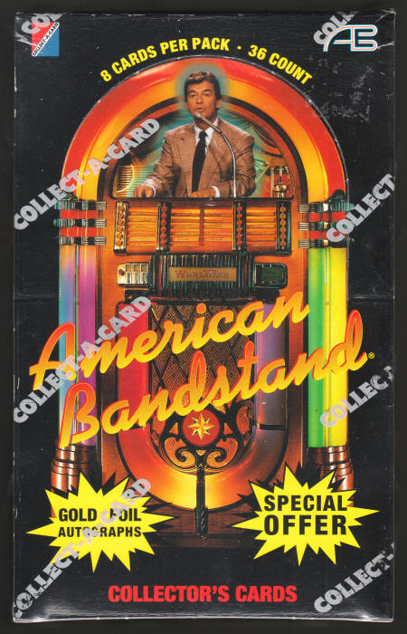 1993 American Bandstand Trading Cards Boxlid 