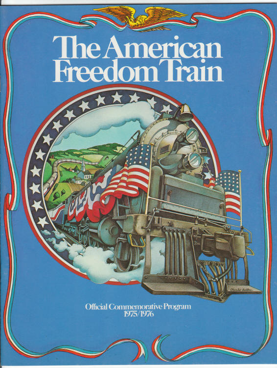 The American Freedom Train Program front cover