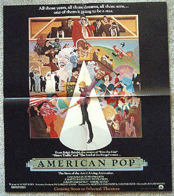 American Pop 1981 Advance Promo Poster