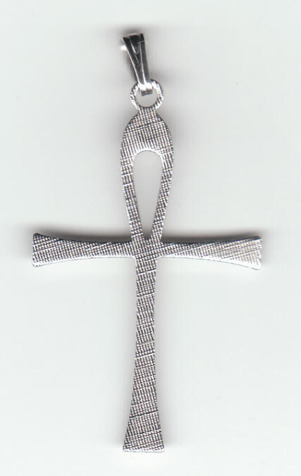 Ankh Cross Sterling Silver Pendant