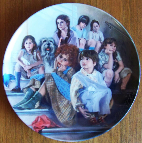 Orphans Annie Collectors Plate 4 front