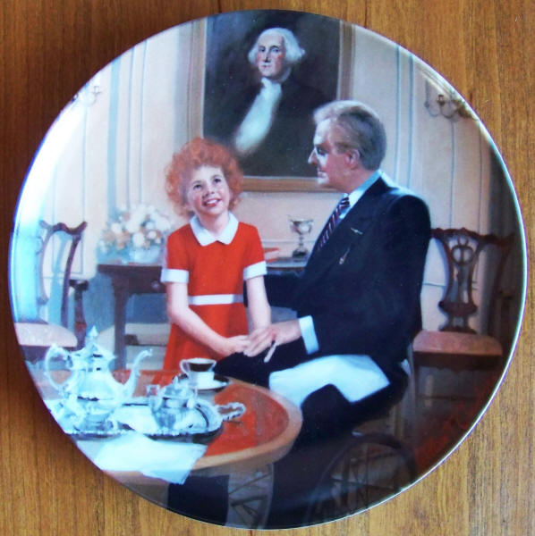 Tomorrow Annie Collectors Plate 5 front