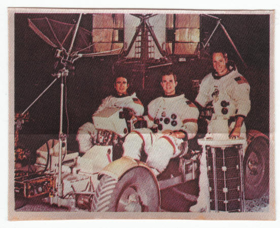 1971 Apollo 15 Large Silk Cloth Sticker