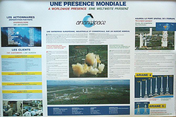 Ariane 4 Rocket Launch Poster (back)