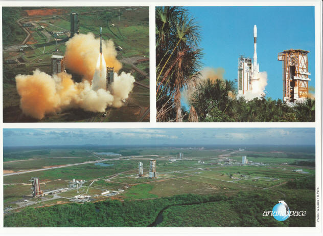 CSG Ariane 4 Launch Collage Poster