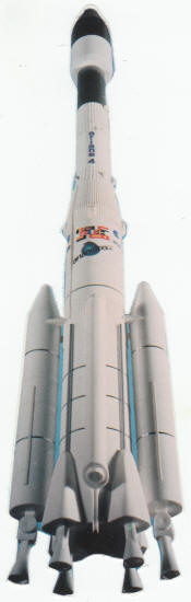 Ariane 4 Rocket Cut-out