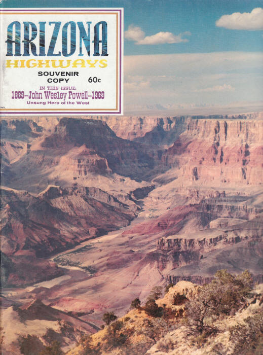 Arizona Highways March 1969 front cover