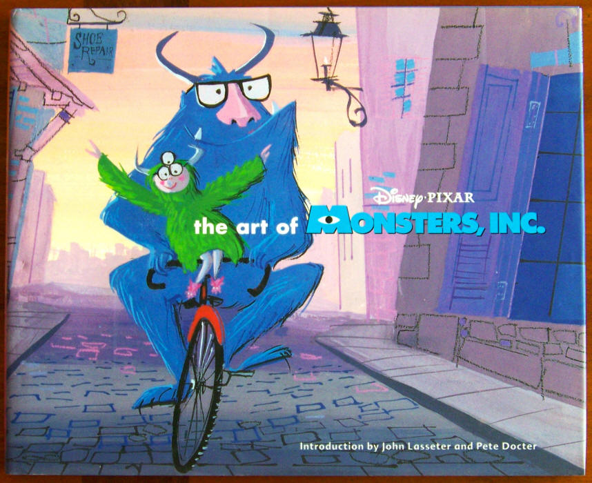 The Art Of Monsters Inc front cover