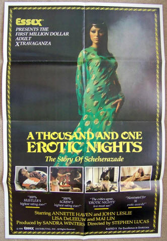 A Thousand And One Erotic Nights One Sheet Movie Poster