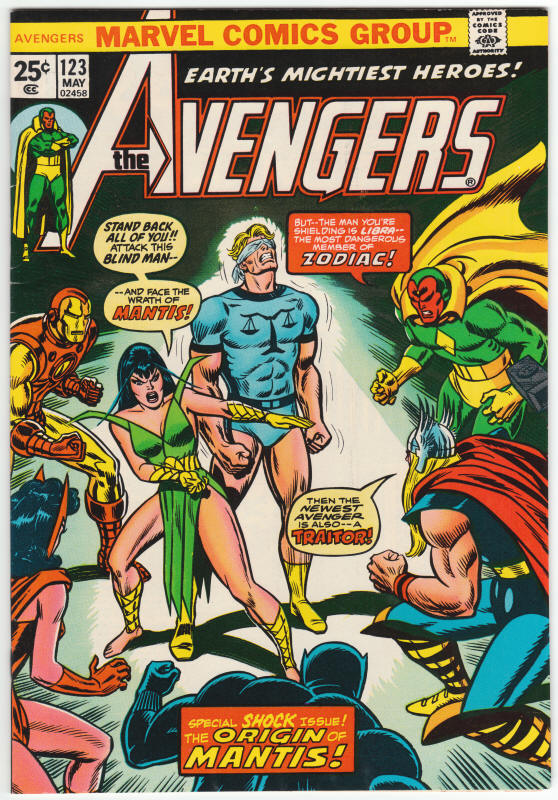 The Avengers 123 front cover