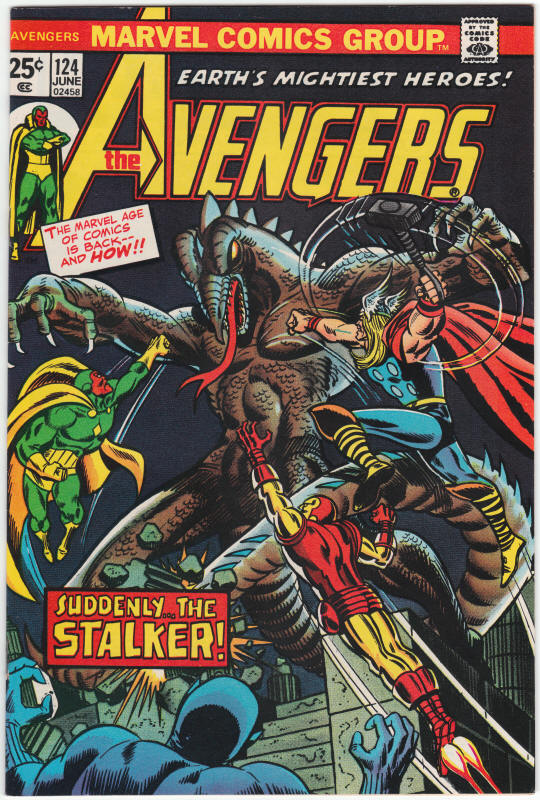 The Avengers #124 front cover