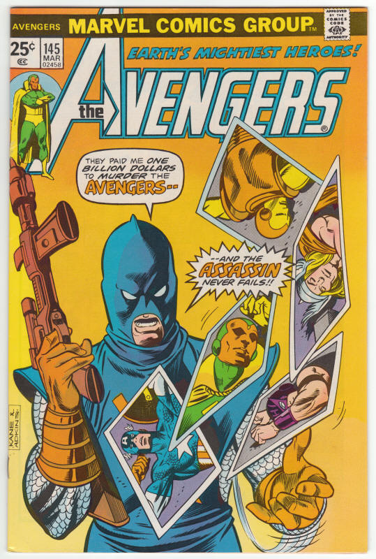 The Avengers 145 front cover