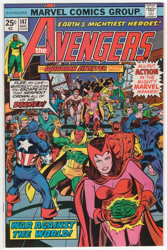 The Avengers 147 front cover