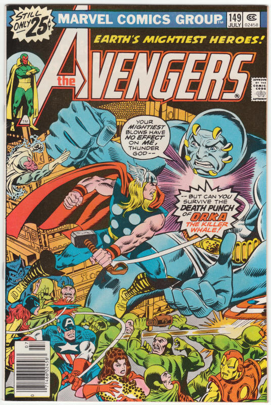 The Avengers #149 front cover