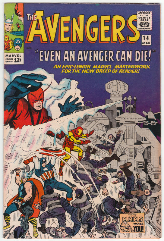 The Avengers #14 front cover