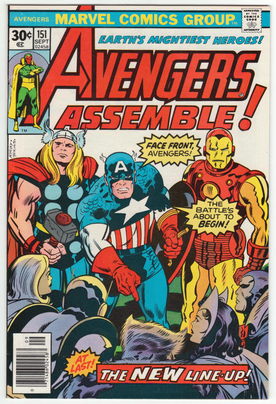 The Avengers #151 front cover