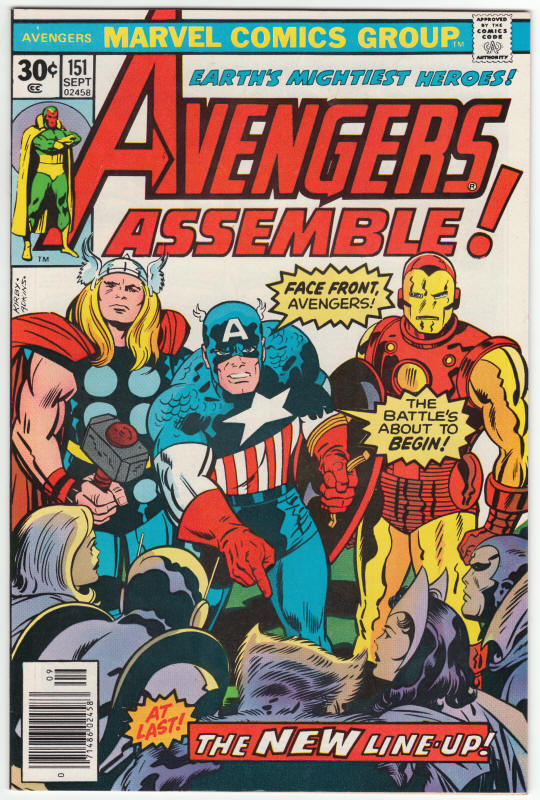 The Avengers #151 front cover